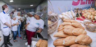 Moradores dos residenciais Apha I,II,III e IV concluem curso de panificação pelo Senai