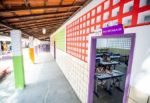 Manutenção da Escola Municipal Santo Antônio em Machadinho é concluída. A intervenção beneficia os 307 estudantes matriculados
