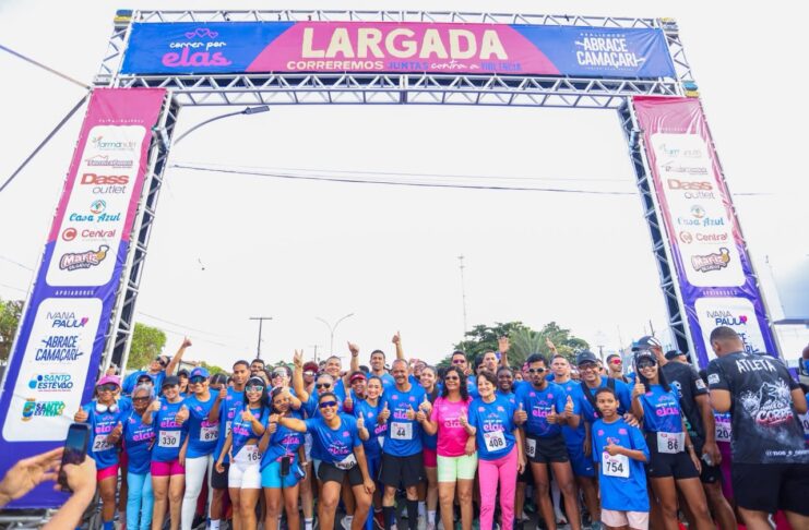 Correr por Elas reúne 3 mil participantes em Santo Estêvão e arrecada 10 toneladas de alimentos