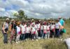 Sedur promove plantio de 30 mudas com estudantes em área de preservação
